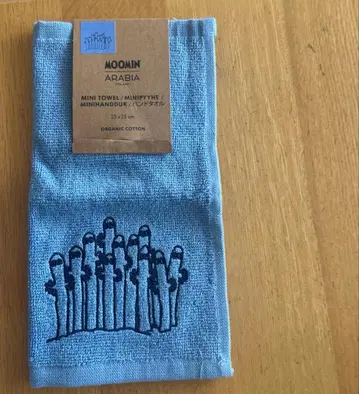 무민 니로니로 미니 타월 25x25 cm 오가닉 코튼
