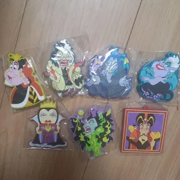 디즈니 빌런즈 러버 키링 러버 마스코트