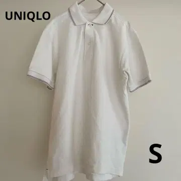 UNIQLO 화이트 피케 셔츠 S 사이즈