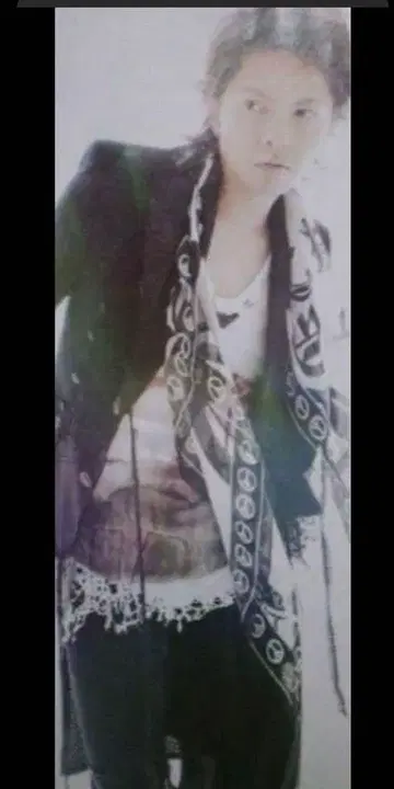 hyde 착용 Art 데미지 탱크 화이트 if 라르크