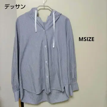 데셍 스트라이프 후드티 셔츠 M SIZE