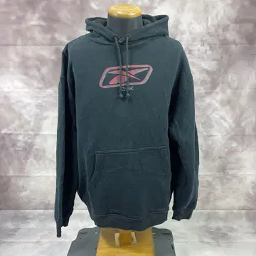 00s 리복 RBK 후드티 XL 블랙 속기모 US 수입 구제 의류