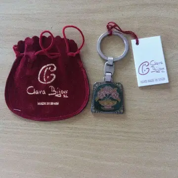 Clara Bijoux 클라라 비쥬 꽃 모티브 키링 복조리 미사용