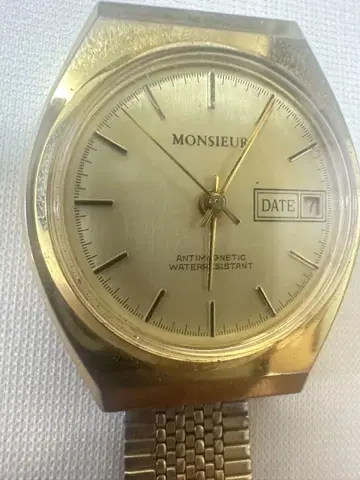 MONSIEUR 무슈 남성용 손목시계 수동 와인딩 워치