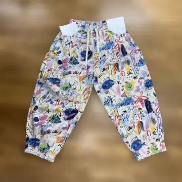 ACROSS 컬러풀 아트 사루엘 팬츠