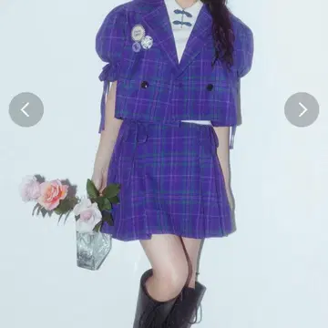 FRUITSZIPPER 나카가와 루카 플리츠 스커트