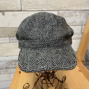 플랫 헤드 R.J.B 클리퍼스 해리스 트위드 워크캡 일본제