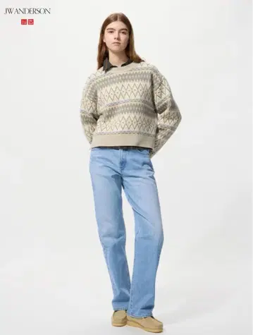 JW ANDERSON 스트레이트 데님 63 사이즈 26 긴 길이