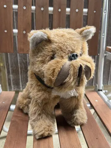 빈티지 맥 트랙 Mack track 불독 봉제 인형 USA제