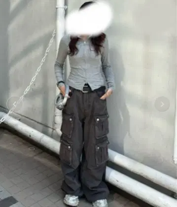 롱 레그스 카고 데님 KSG19243