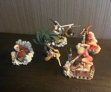 진격의 거인 miniQ 절망과 반공의 비넷 카이요도 피규어 5개 세트