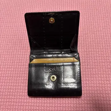 오오바 가방 가죽 코인 케이스 블랙