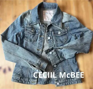 CECIIL McBEE 라이트 블루 데님 자켓