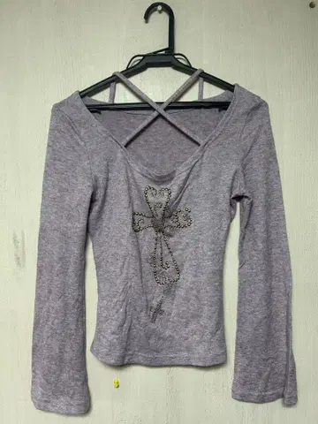 archive 긴팔 피치T 허리라인 y2k grunge opium 십자가