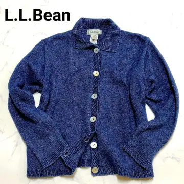 엘엘빈 코튼 니트 가디건 쉘 버튼 L-XL