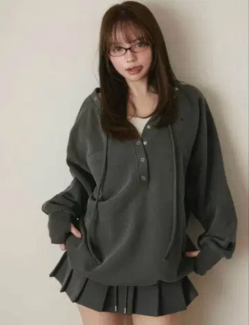 andmary Loose ribbon set up dark gray