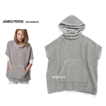 컨디션 최상*JAMES PERSE 2021 후디드 니트 판초*