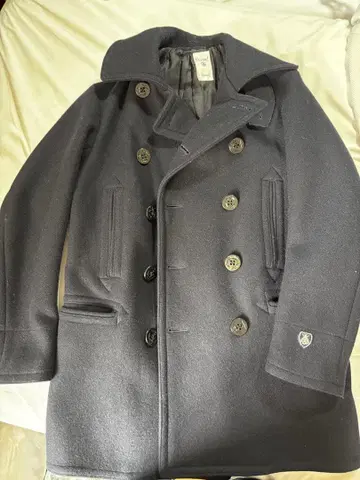 Orcival 네이비 피코트 후드 부착 프랑스3