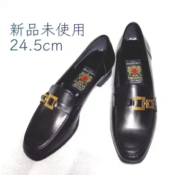 MIHAMA 24.5cm 미사용 새상품 블랙 로퍼