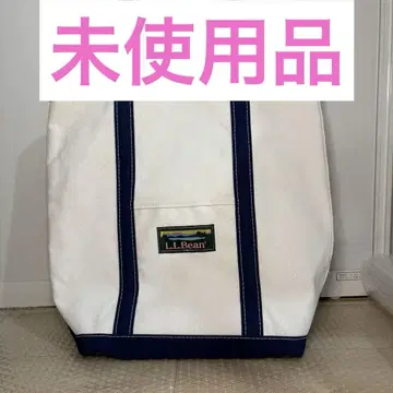 [컨디션 최상] L.L.Bean 토트백 네이비 x 화이트
