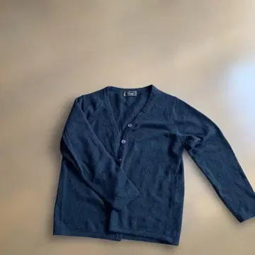 Verona 다크 네이비 V넥 가디건
