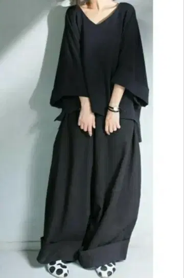 2세트! 안티카 셋업 빅 티셔츠 와이드 팬츠