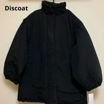 Discoat 새상품 2WAY 볼륨 슬리브 자켓