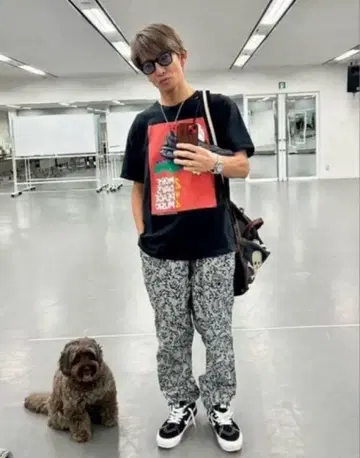 기무라 타쿠야 MASSES PANTS SKULL 'GRAY'