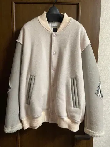 새상품급 FACETASM 파세타즘 천연 가죽 무스탕 자켓 울 XL
