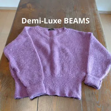 데미-럭스 모헤어 니트 스웨터