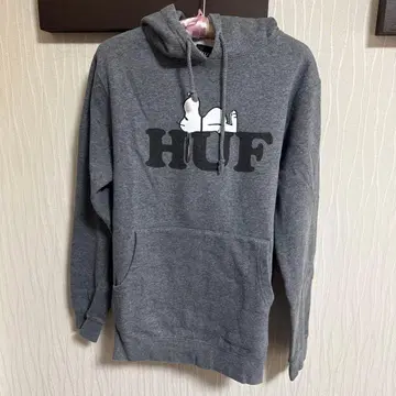 HUF 그레이 후드티 S 사이즈