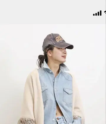 골든구스 GOLDENGOOSE 그레이 캡