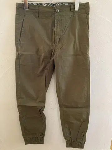 BEAMS HEART 조거 팬츠 S 올리브