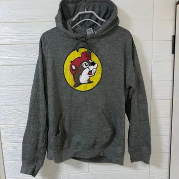 Buc-ee's 비버 캐릭터 후드티 M