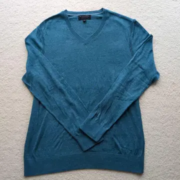 #BANANA REPUBLIC 터콰이즈 V넥 스웨터 XL