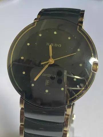 RADO 블랙/골드 손목시계