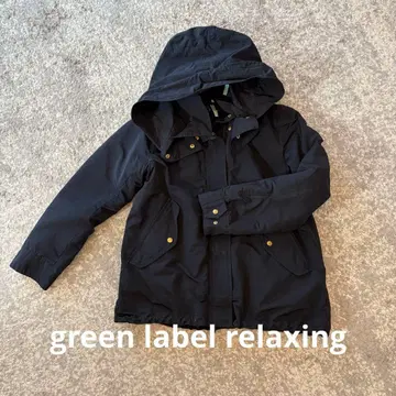 [ green label relaxing ] 후드 부착 네이비 자켓