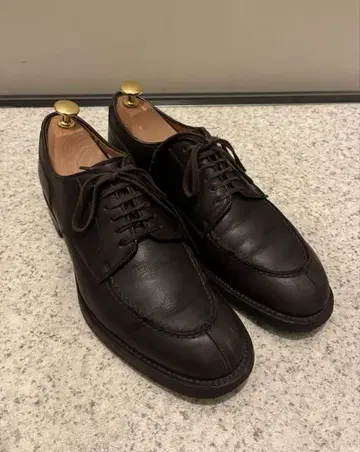 REGAL 다크 브라운 가죽 드레스 슈즈 24.5cm