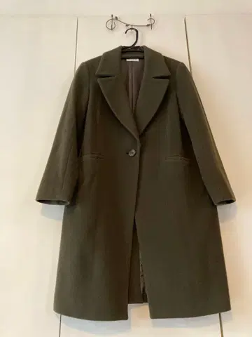 플라스테 울 모사 빅 칼라 코트
