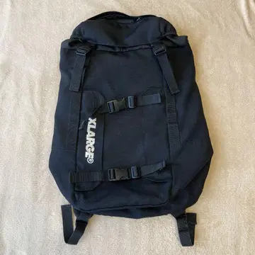 XLARGE 블랙 백팩 백팩