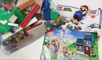 LEGO 슈퍼 마리오 디즈니 프린세스 세트 중고품 레고