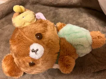 택 포함 새상품 리락쿠마 차이로이코구마 baby 봉제 인형