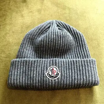 MONCLER 니트 모자 그레이