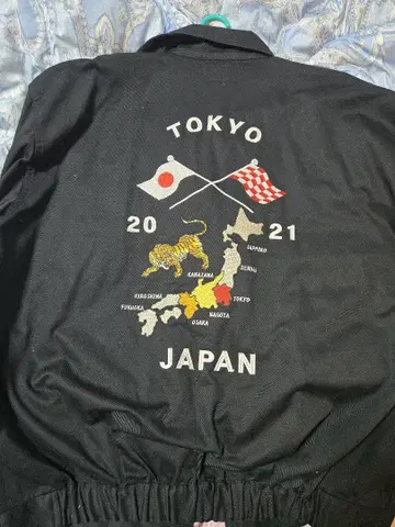 VANS 블랙 자켓 XL 도쿄 2021