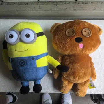 미니언과 곰 봉제 인형 세트