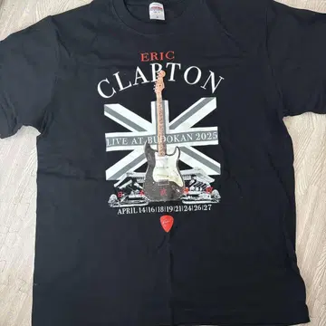 ERIC CLAPTON LIVE AT BUDOKAN 티셔츠 M 사이즈