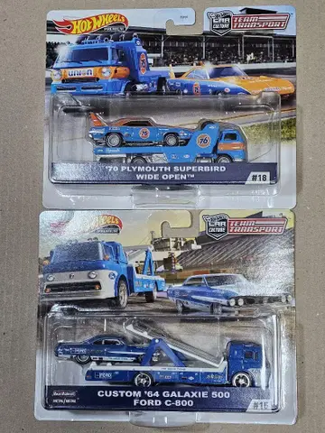 Hot Wheels Team Transport 2종 세트