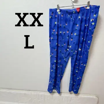 새상품급 파란 일루미네이션 패턴 팬츠 [ XXL ] 블루 봄옷 가을 옷