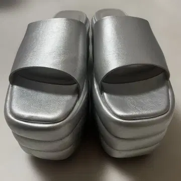 AMAIL Platform bulky sandal 실버 통굽 샌들