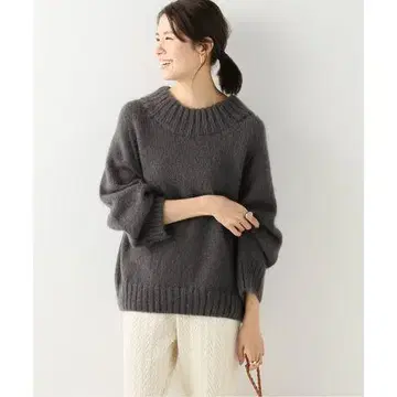IENA [ ALDERNEY ] 모크넥 풀오버